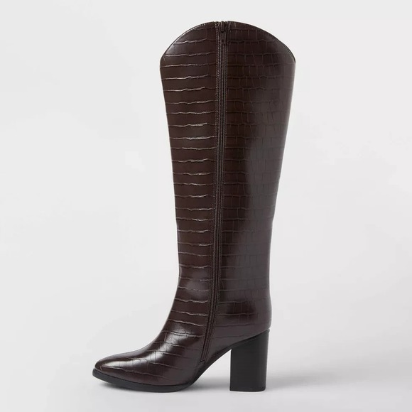 Women's Cairo Knee-High Boots NWT – A New Day Brown 10 - Picture 3 of 5